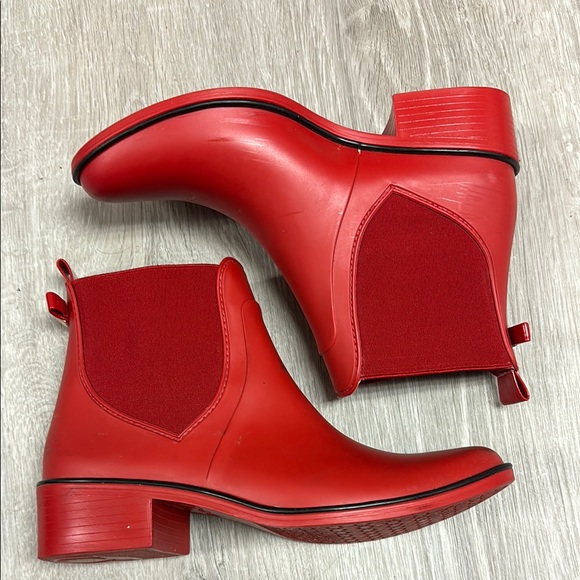 kate spade Shoes - Kate Spade Red Ankle Booties Size 6/7